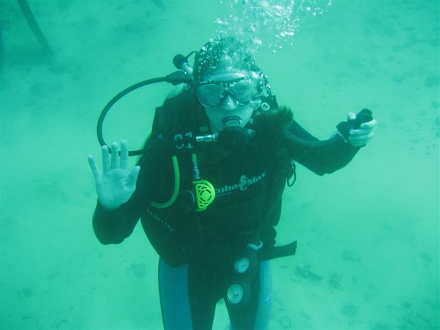 jess underwater